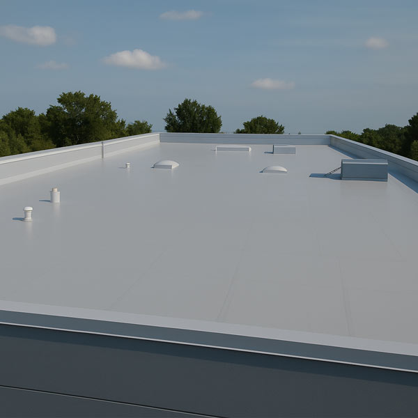Flat Commercial TPO EPD PVC Roofing Installation - Flathead Valley Kalispell Eureka